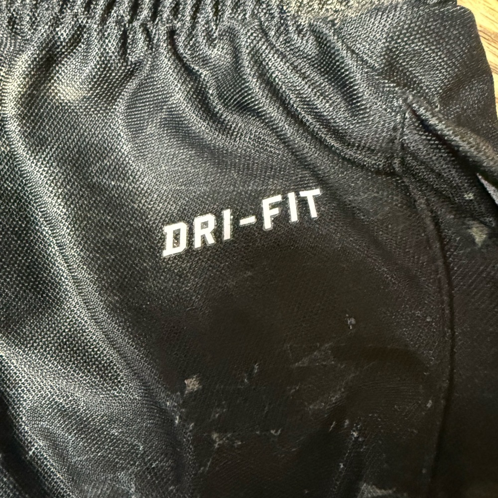 Nike Kids Black and Gray Shorts - Picture 4 of 5
